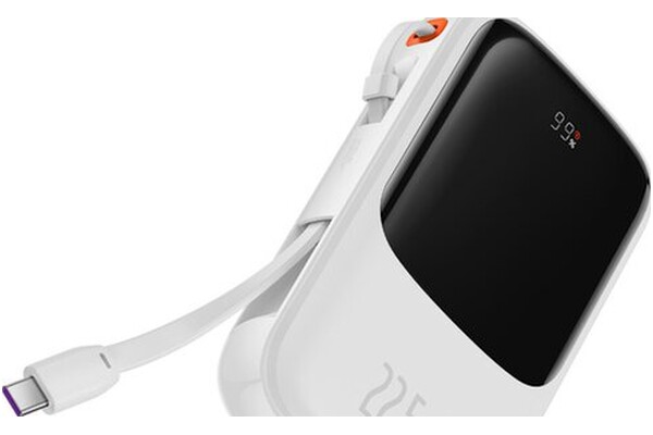Powerbank Baseus Qpow Pro 10000mAh 22.5W biały
