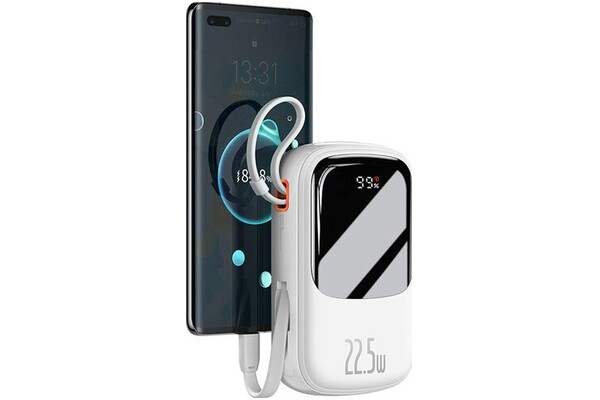 Powerbank Baseus Qpow Pro 20000mAh 22.5W biały