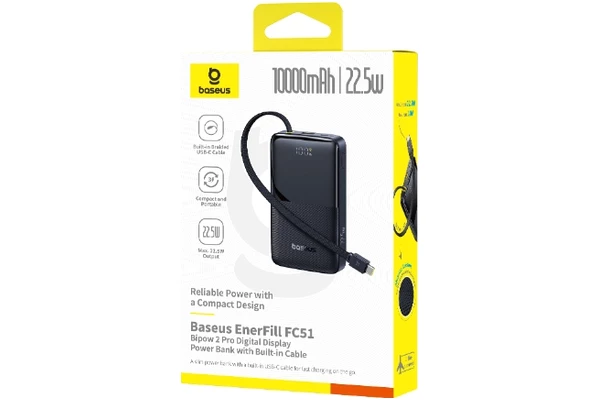 Powerbank Baseus Bipow Pro 10000mAh 225.0W czarny