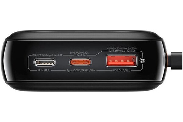 Powerbank Baseus Qpow Pro 20000mAh 20.0W czarny