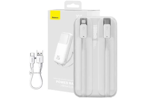 Powerbank Baseus Comet 10000mAh 225.0W biały