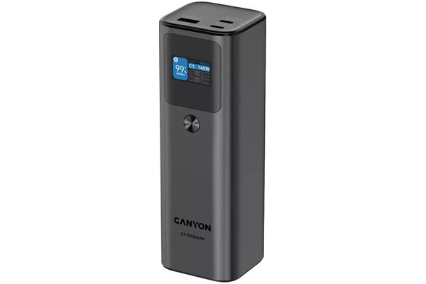 Powerbank Canyon PB-2010 27000mAh 140.0W szary