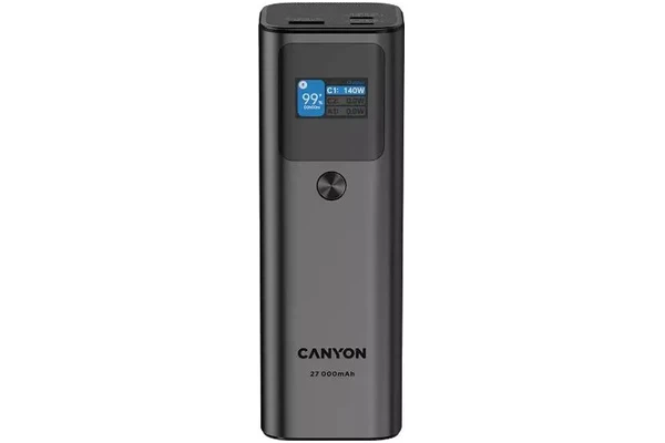 Powerbank Canyon PB-2010 27000mAh 140.0W grafitowy