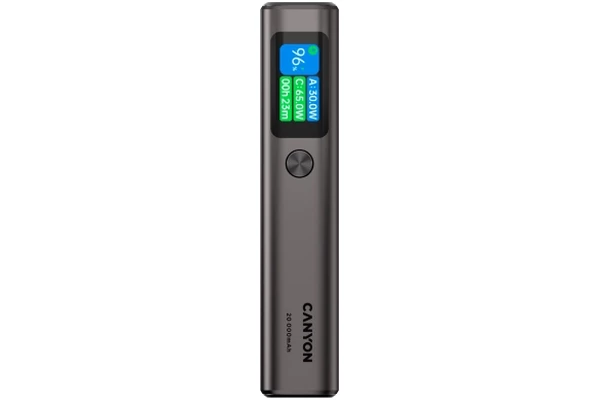 Powerbank Canyon OnPower 230 20000mAh 100.0W grafitowy