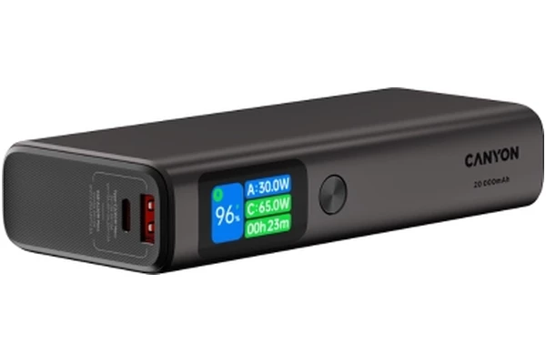 Powerbank Canyon OnPower 230 20000mAh 100.0W grafitowy