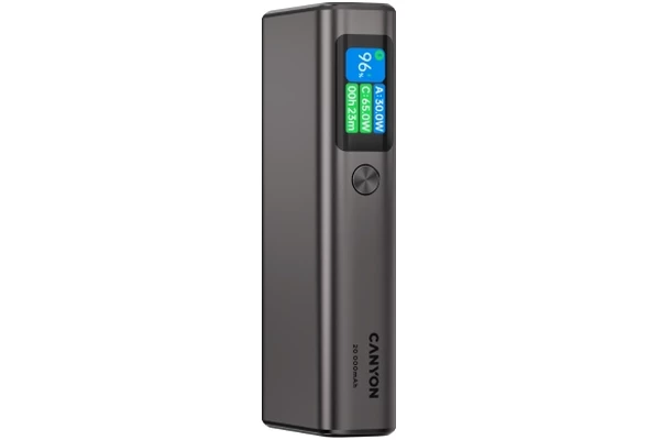 Powerbank Canyon OnPower 230 20000mAh 100.0W grafitowy