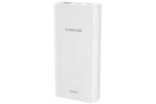 Powerbank Canyon PB-2001 20000mAh biały
