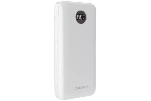 Powerbank Canyon PB-2002 20000mAh 225.0W biały