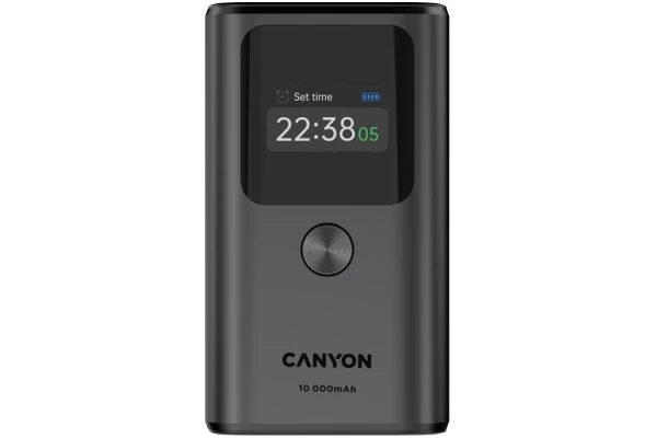 Powerbank Canyon OnPower 130 10000mAh 30.0W grafitowy