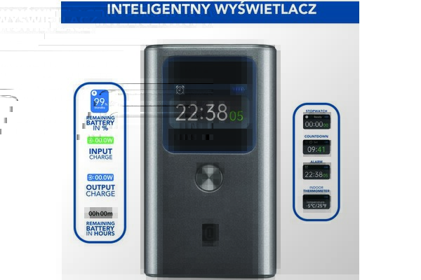 Powerbank CELLULARLINE Ultron 10000mAh 30.0W szary