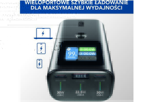 Powerbank CELLULARLINE Ultron 10000mAh 30.0W szary