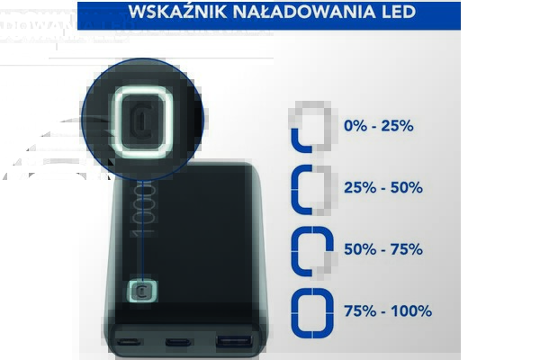 Powerbank CELLULARLINE Essence 10000mAh 20.0W szary