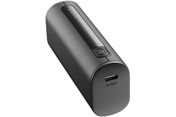 Powerbank CELLULARLINE Thunder 5000mAh 12.0W czarny