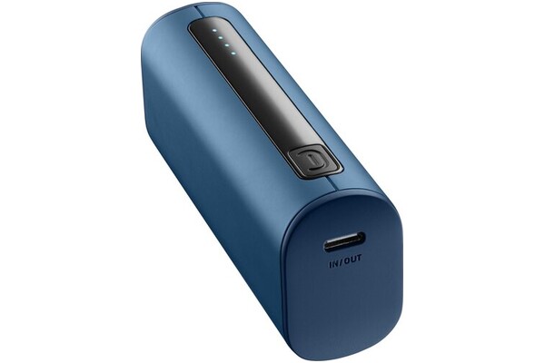 Powerbank CELLULARLINE Thunder 5000mAh 12.0W niebieski
