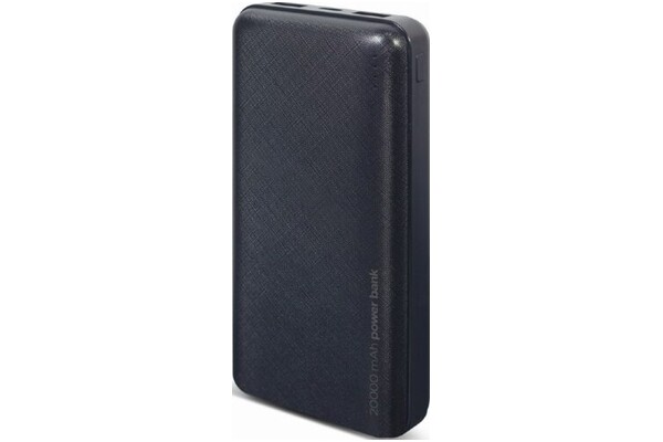 Powerbank Gembird PB20-02 20000mAh 12.0W czarny