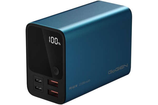 Powerbank GoGEN PB270001BL 27000mAh 65.0W niebieski