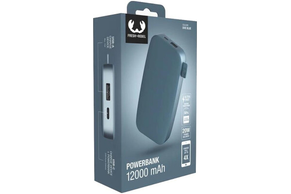 Powerbank FRESH`N REBEL 215335 12000mAh niebieski
