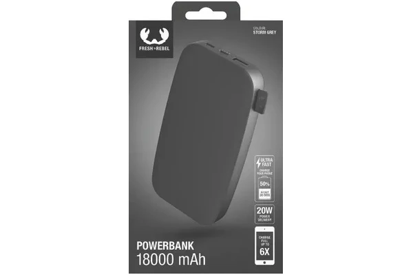 Powerbank FRESH`N REBEL 2PB18100SG 18000mAh 20.0W szary