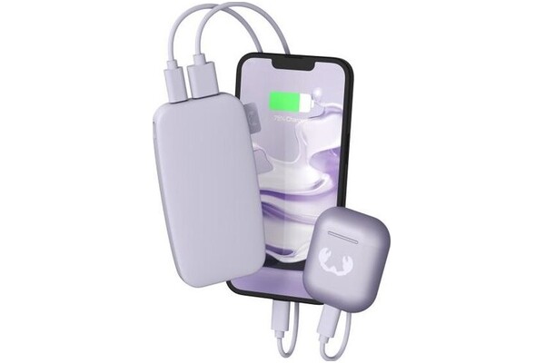 Powerbank FRESH`N REBEL 215325 6000mAh 12.0W fioletowy