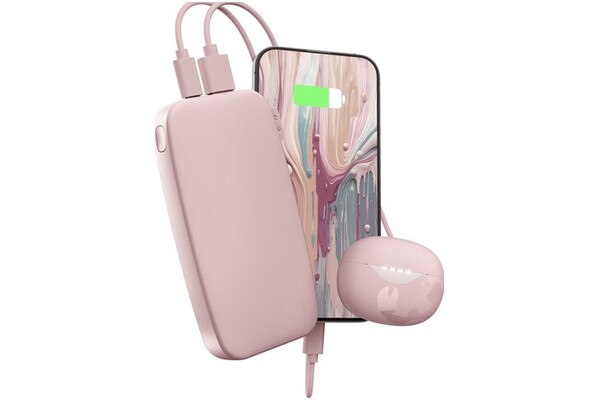 Powerbank FRESH`N REBEL 231821 12000mAh 20.0W różowy