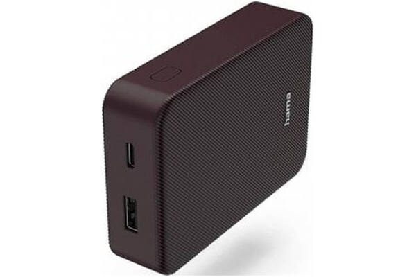 Powerbank Hama Power Pack Color 10 10000mAh bordowy