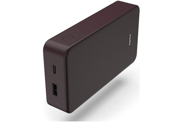 Powerbank Hama Power Pack Color 20 20000mAh 18.0W bordowy