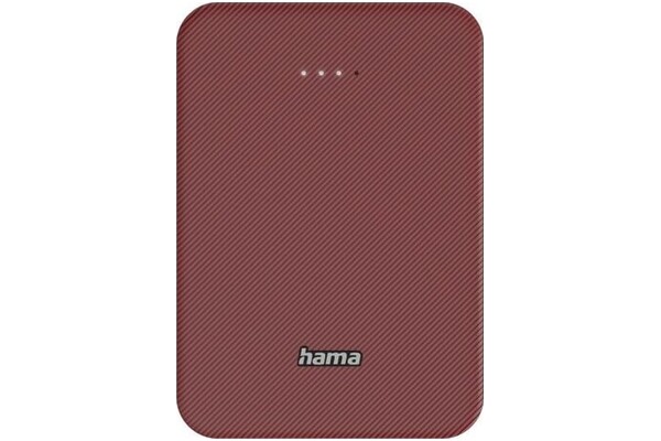 Powerbank Hama Power Pack Color 10 10000mAh 18.0W czerwony