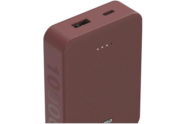 Powerbank Hama Power Pack Color 10 10000mAh 20.0W czerwony