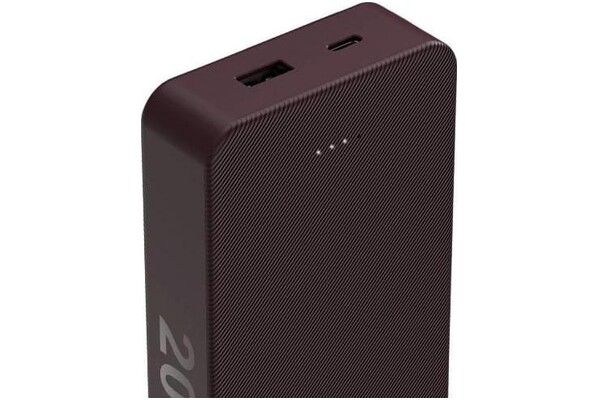 Powerbank Hama Power Pack Color 20 20000mAh 20.0W bordowy