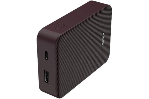 Powerbank Hama Power Pack Color 10 10000mAh 20.0W bordowy