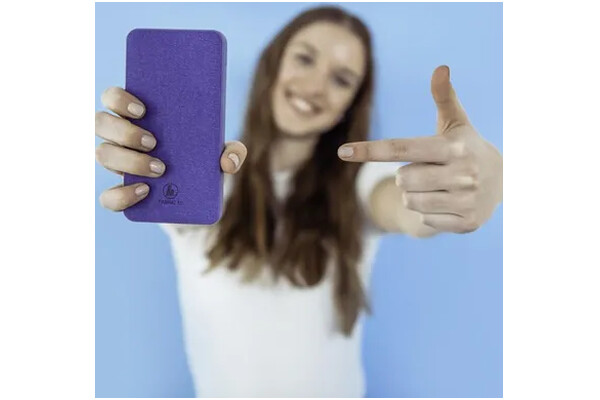 Powerbank Hama Fabric 10 10000mAh fioletowy