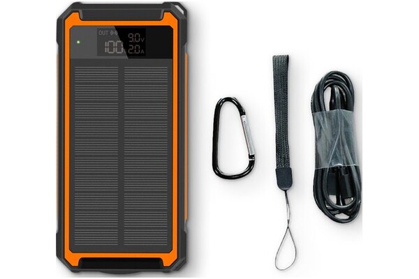 Powerbank Manta MPB2001S 20000mAh 20.0W czarno-pomarańczowy