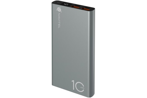 Powerbank NAVITEL PWR10 AL 10000mAh 22.5W srebrny