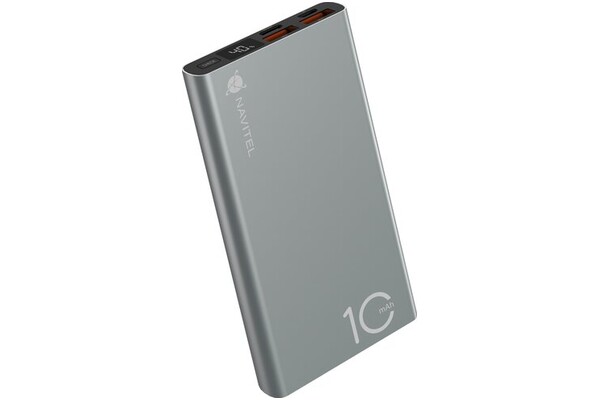 Powerbank NAVITEL PWR10 AL 10000mAh 22.5W srebrny