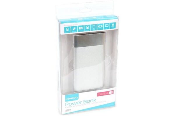 Powerbank Platinet OMPB5XSX 5000mAh srebrny