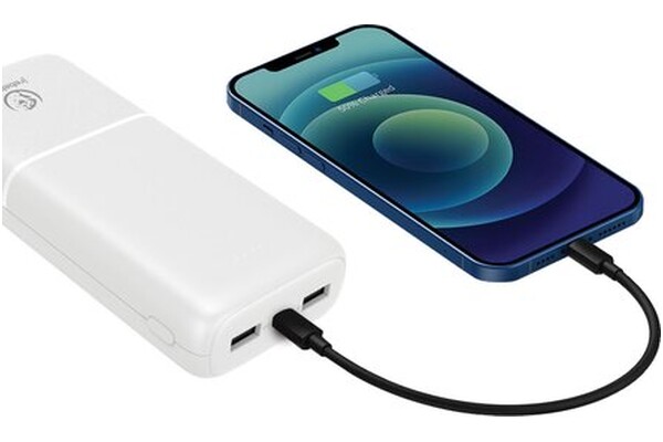 Powerbank Rebeltec P20 20000mAh 10.0W biały