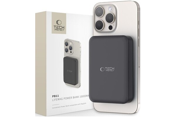 Powerbank Tech-Protect PB11 10000mAh 15.0W czarny