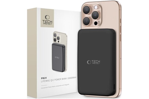 Powerbank Tech-Protect PB24 10000mAh 15.0W czarny