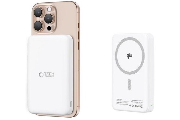 Powerbank Tech-Protect PB24 10000mAh 15.0W biały