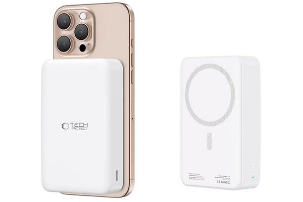 Powerbank Tech-Protect PB12 20000mAh 15.0W biały