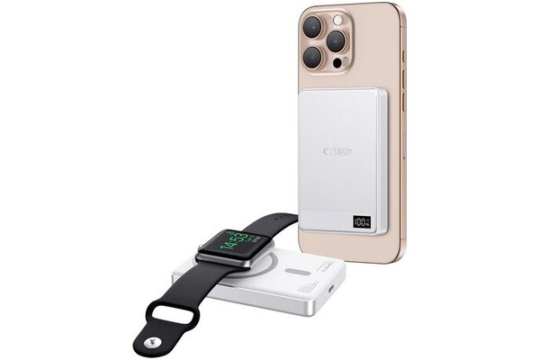 Powerbank Tech-Protect PB33 5000mAh 15.0W srebrny