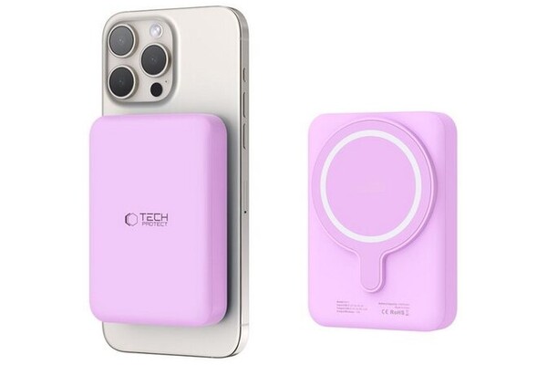 Powerbank Tech-Protect PB11 10000mAh 15.0W fioletowy