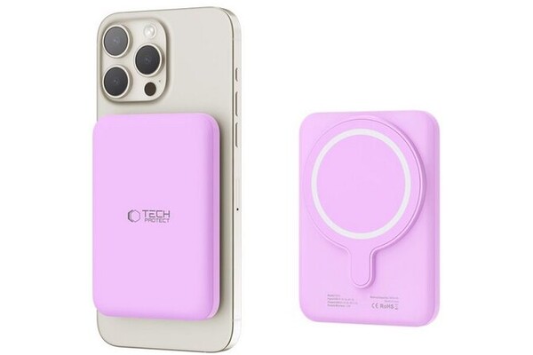 Powerbank Tech-Protect PB10 5000mAh 15.0W fioletowy