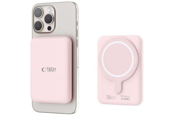 Powerbank Tech-Protect PB10 5000mAh 15.0W różowy
