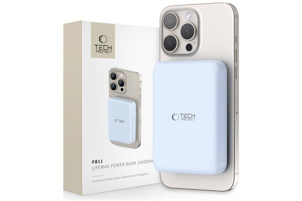 Powerbank Tech-Protect PB11 10000mAh 15.0W niebieski