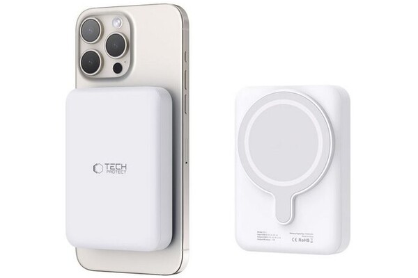 Powerbank Tech-Protect PB11 10000mAh 15.0W biały
