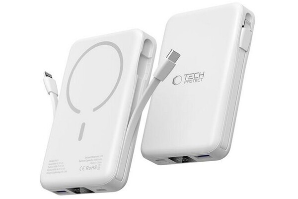 Powerbank Tech-Protect PB31 10000mAh 15.0W biały