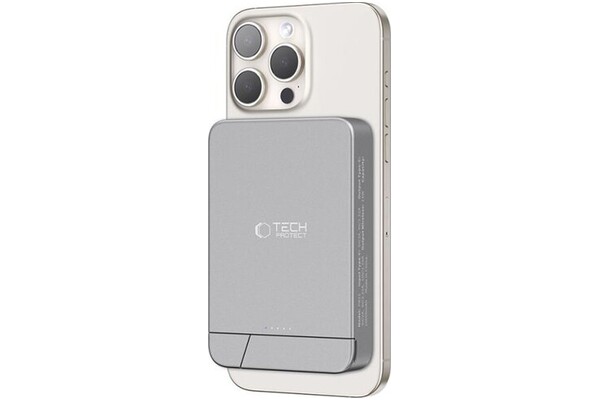 Powerbank Tech-Protect PB15 10000mAh 15.0W srebrny