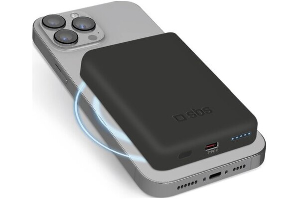Powerbank SBS TEBB5000MAG1CK 5000mAh 10.0W czarny