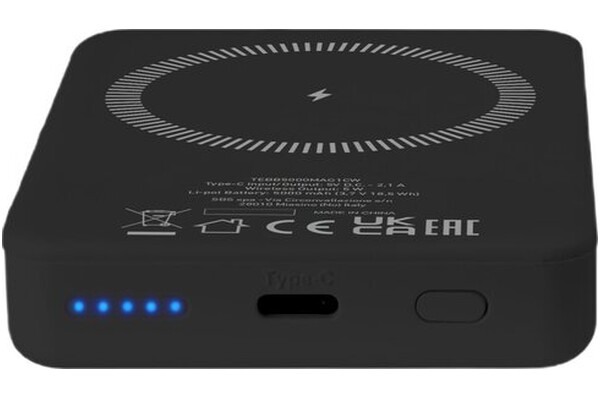 Powerbank SBS TEBB5000MAG1CK 5000mAh 10.0W czarny
